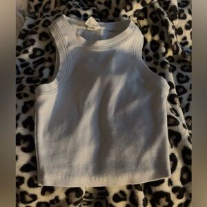 White Sleeveless Top